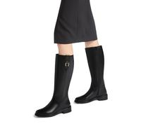 Geox Leder-Stiefel "Walk Pleasure" in Schwarz - Größe 39 | Damen Stiefel