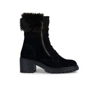 Geox Leder-Stiefeletten "Damiana" in Schwarz - Größe 38 | Stiefeletten