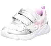 Geox Mädchen B Sprintye Girl Sneakers, Silver Pink, 20 EU