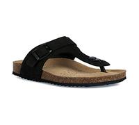 Geox Leder-Zehentrenner "Brionia" in Braun - 55% | Größe 41 | Damen Sandalen