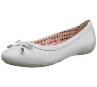 Geox Mädchen D Charlene Geschlossene Ballerinas, Weiß C1000white, 35 EU