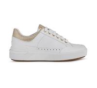 Geox Mädchen D Dalyla Sneaker, White Champagne, 40 EU