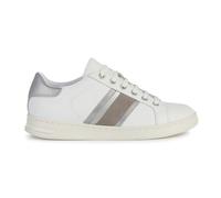 Geox D Jaysen E Sneaker, White/Silver, 41 EU
