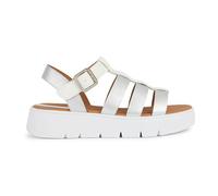 Geox Mädchen Dandra 40 B Wedge Sandal, Off White White, 39 EU