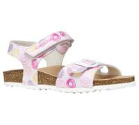 Geox Mädchen J Adriel Girl C Sandalen, C1z8d White Dk Fuchsia, 37 EU