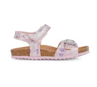 GEOX Lederimitat Sandalen, pink, 33 Pink/ Violett
