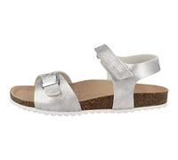 Geox Mädchen J Adriel Girl Sandal, Silber, 36 EU