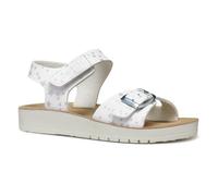 Geox Mädchen J Costarei Gi Sandal, Weiß, 36 EU