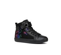 Geox Mädchen J Gisli Girl Sneaker, Schwarz, 32 EU