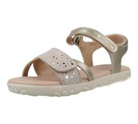 Geox J Haiti Girl Sandal, LT Gold, 27 EU