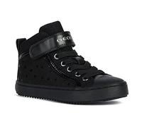 Geox Mädchen J Kalispera Girl I Sneakers, Schwarz, 31 EU