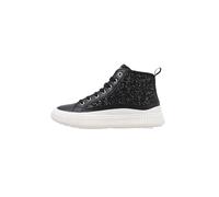 Geox Mädchen J Laquinny Girl D Sneaker, Schwarz, 36 EU