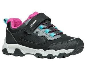 Geox Mädchen J Magnetar G. B ABX Sneaker, Schwarz, 28 EU