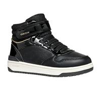Geox Mädchen J Washiba Girl Sneaker, Schwarz, 34 EU