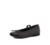 Geox Mädchen Jr Plie' B Ballerinas, Schwarz, 34 EU