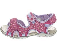 Geox Mädchen JR Roxanne C Peeptoe Sandalen, Pink (Fuchsia/Lilac C8257), 37 EU, J92D9C014CE