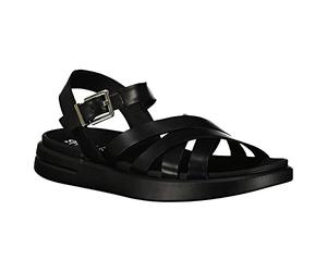 Geox Mädchen Xand 2s Sandal, Schwarz, 36 EU