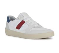 Geox Herren U AFFILE B Sneaker, WHITE/RED, 42 EU