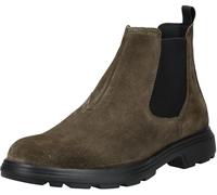 Stiefelette GEOX "Geox Stiefelette Leder/Textil", Herren, Gr. 46, military, Leder, Textil, Schuhe Stiefelette (21938540-46) military