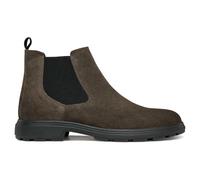 Stiefelette GEOX "Geox Stiefelette Leder/Textil", Herren, Gr. 43, braun (mud), Leder, Textil, casual, Schuhe (61351808-43) mud