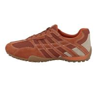 Schnürschuh GEOX "U SNAKE ORIGINAL", Herren, Gr. 46, orange, Leder, Textil, Schuhe Schnürschuh, Schnürschuh, Freizeitschuh, Trekking Sneaker mit Lederinnensohle (32191865-46) orange