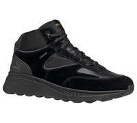 Sneaker GEOX "Geox Sneaker Leder/Textil", Herren, Gr. 40, schwarz, Leder, Textil, Schuhe Sneaker (22685635-40) schwarz