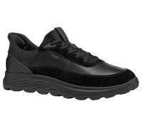 Geox Slip-On-Sneaker U SPHERICA PLUS – Herren, Schwarz, Gr. 40, Textil/Leder/Synthetik, Geox-Membran