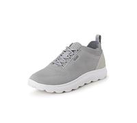 Geox Herren Spherica U Sneakers, Light Grey White, 41 EU Schmal