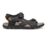 Sandale GEOX "Geox Wanderschuhe Nubukleder", Herren, Gr. 41, navy, schwarz, Nubukleder, Schuhe Sandale (95550627-41) navy, schwarz