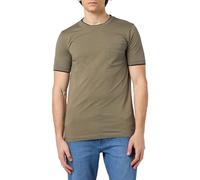Geox Men's M Pocket R/N T-Shirt, DEEP Olive, M