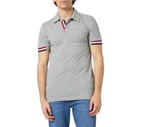 Geox Men's M Polo Detail Poloshirt, Light Melange Grey, M
