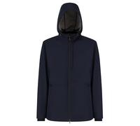 Geox Men's M SPHERICA Hood JKT Jacket, Sky Captain/Sky CAPT, 46