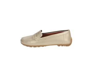 Geox Mokassin Leder Hellgold - 37