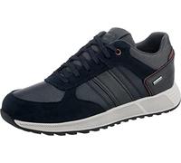 Geox Molveno Herrenschuhe Schnürschuhe Sneaker high Blau Freizeit, Schuhgröße:43 EU
