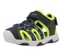 Sandale GEOX "B SANDAL MULTY BOY", Kinder, Gr. 26, grün, Textil, Synthetik, casual, Schuhe, Babyschuh, Sommerschuh, Trekking Schuh mit Klettverschluss (59781223-26) grün