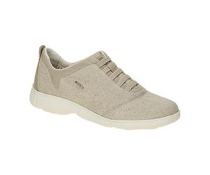 Geox Nebula Slipper Sneaker beige Glitzer Damen D45VUB für Damen, beige, Größe 36 EU