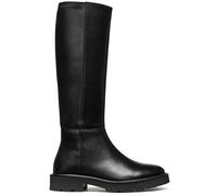 Geox Stiefel Norize Leder/Synthetik Damen Schwarz Größe 39