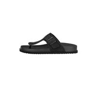 Geox Pantoletten Veloursleder Schwarz - 40