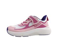 Sneaker GEOX "J PRO-RAN GIRL", Mädchen, Gr. 31, pink, weiß, Synthetik, Textil, Mesh, kontrastfarbene Details, Schuhe Sneaker, Slipper mit Klettverschluss, Größenschablone zum Download (21041843-31)