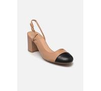 Geox Damen D VIRNILISA 65 A Pump, Beige/Black, 38.5 EU