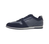 Geox Renan Herrenschuhe sportlicher Schnürer Schwarz Freizeit, Schuhgröße:46 EU