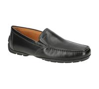 Geox Herren U Moner V Mokassins, Schwarz, 40 EU