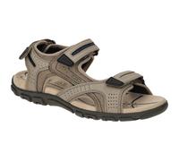 Geox Herren U Sandal Strada D Riemchensandalen, Beige Sand Navy, 42 EU