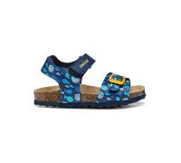 Geox Baby-Jungen B CHALKI Boy Sandal, Navy/Yellow, 20 EU