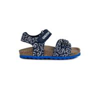 Geox B CHALKI Boy Sandal, Navy/White, 25 EU