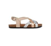 Geox Mädchen J Chilene Gir Sandal, Dk Rose Silver, 29 EU