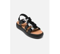 Geox D CAMALEI Synthetische Polyurethan Damen Schwarze Sandalen EU 39/UK 6