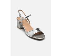 Geox Damen D New ERAKLIA 50 B Heeled Sandal, Silver, 39 EU