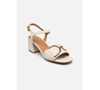 Geox Damen D New ERAKLIA 50 Sandal, Off White, 38 EU
