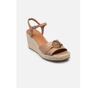 Geox Damen D PANAREA B Wedge Sandal, Beige, 37 EU